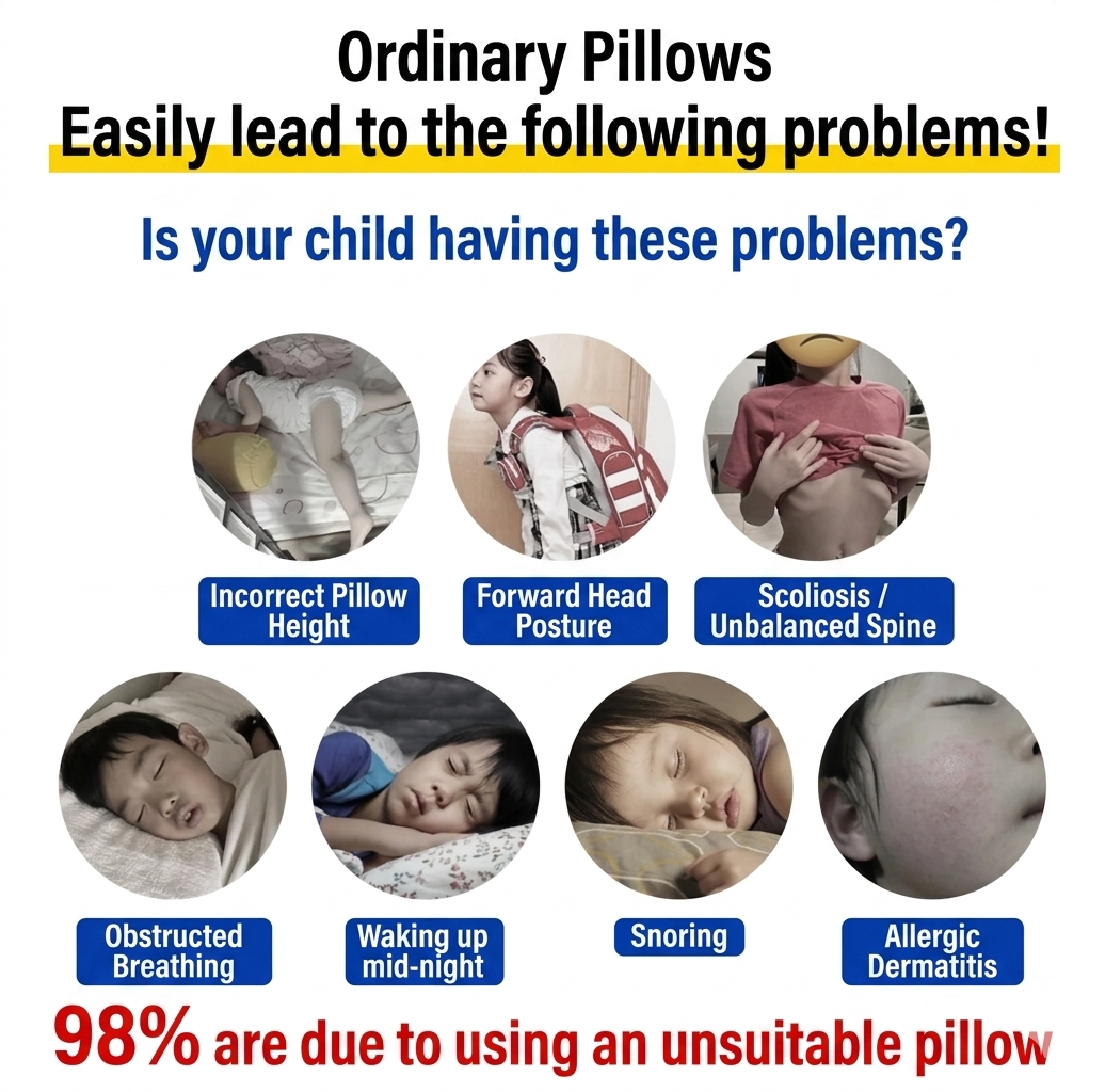[For Child] Deep Sleep Memory Foam Children's Pillow
