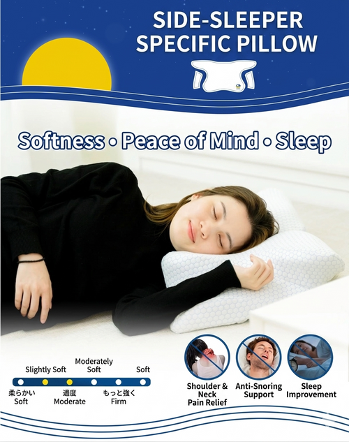 [For Adult] Upgraded Quick Sleep Anti-Snoring Pillow