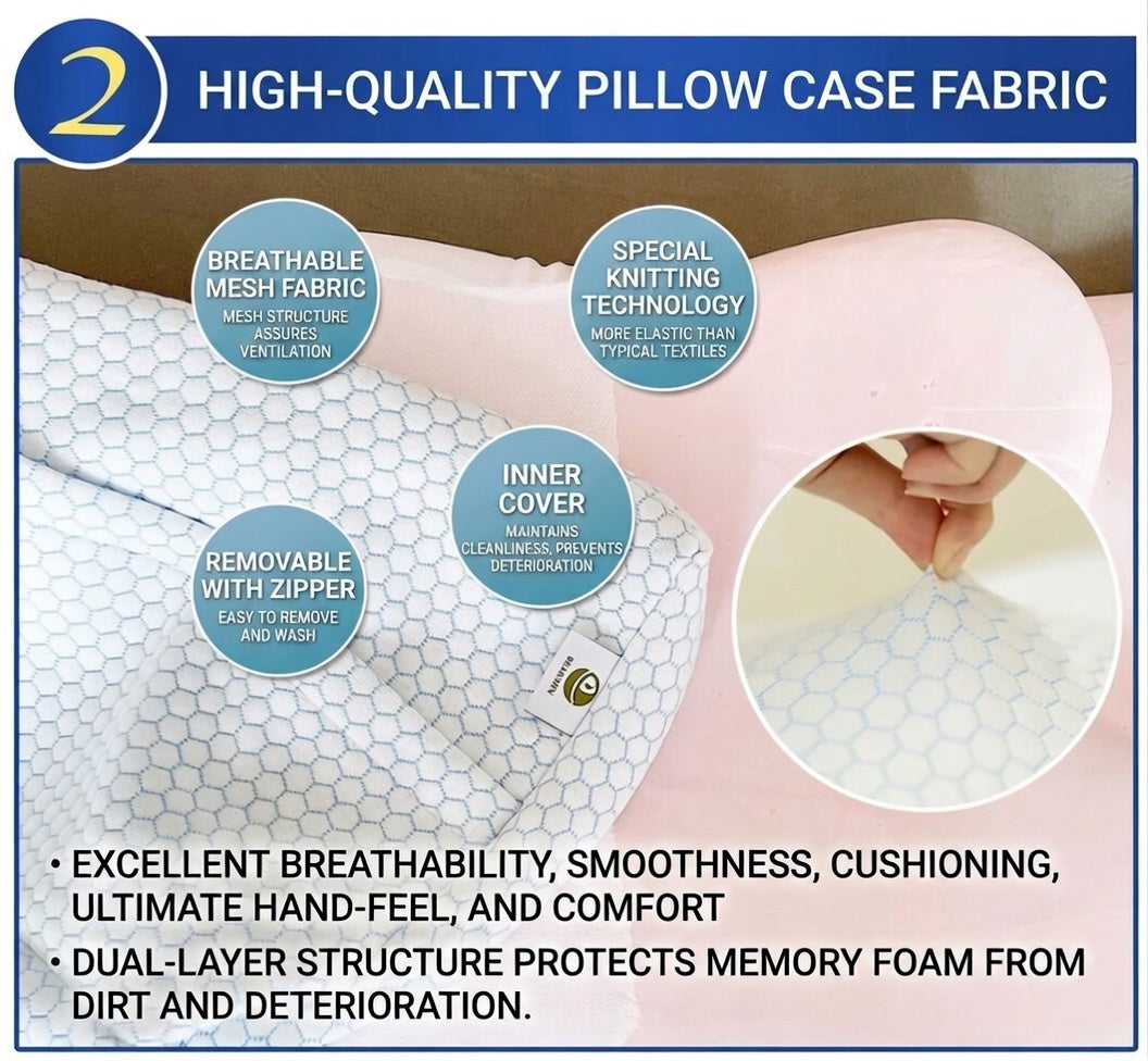 [For Adult] Upgraded Quick Sleep Anti-Snoring Pillow